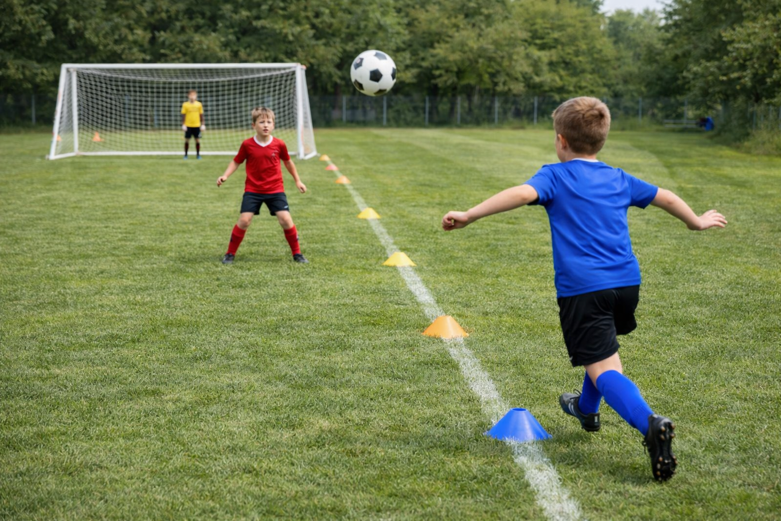 Flankenläufe spielerisch trainieren